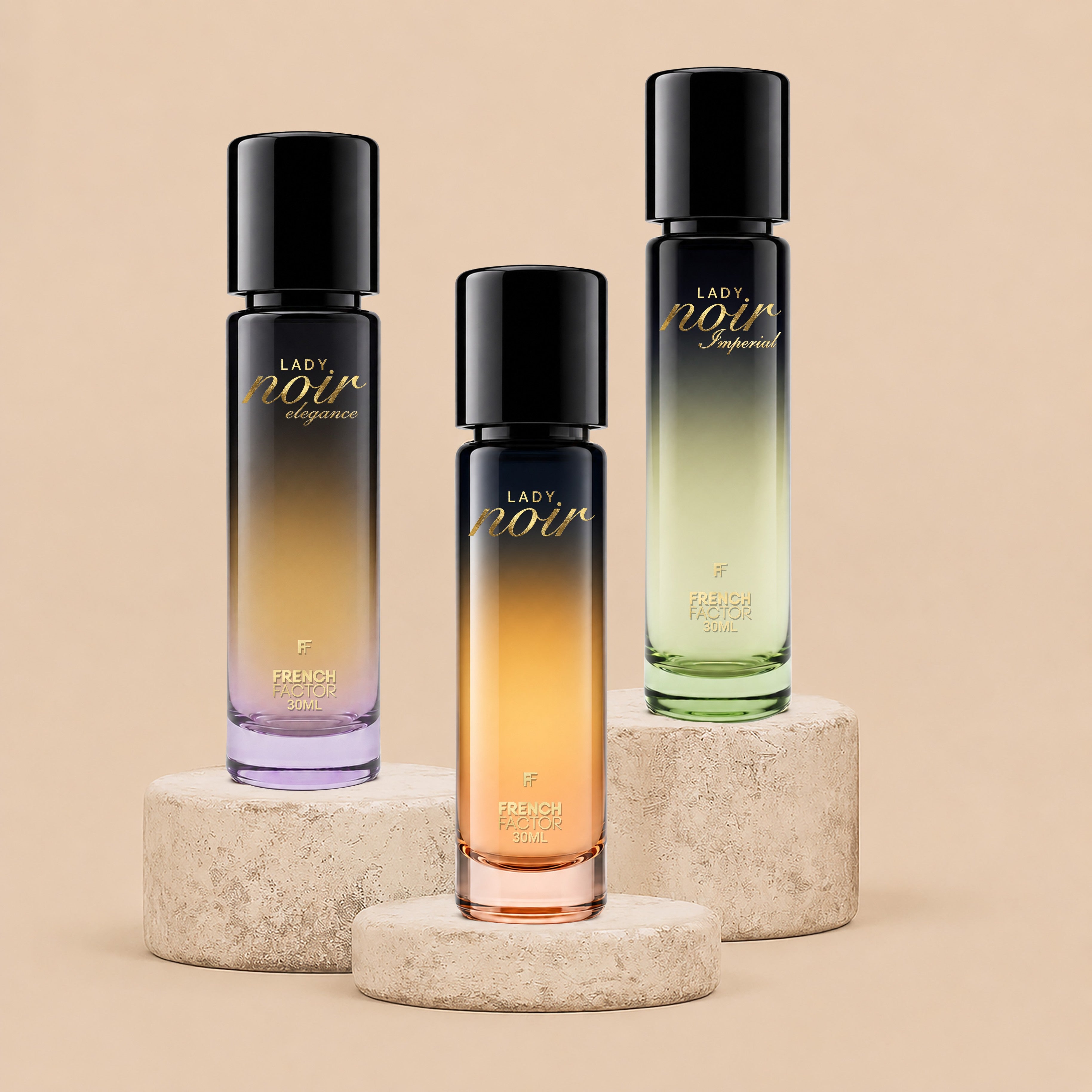 春&ミラディ/NOIR Lady Noir Premium Experience Set (Set of 3) | Long Lasting Perfume