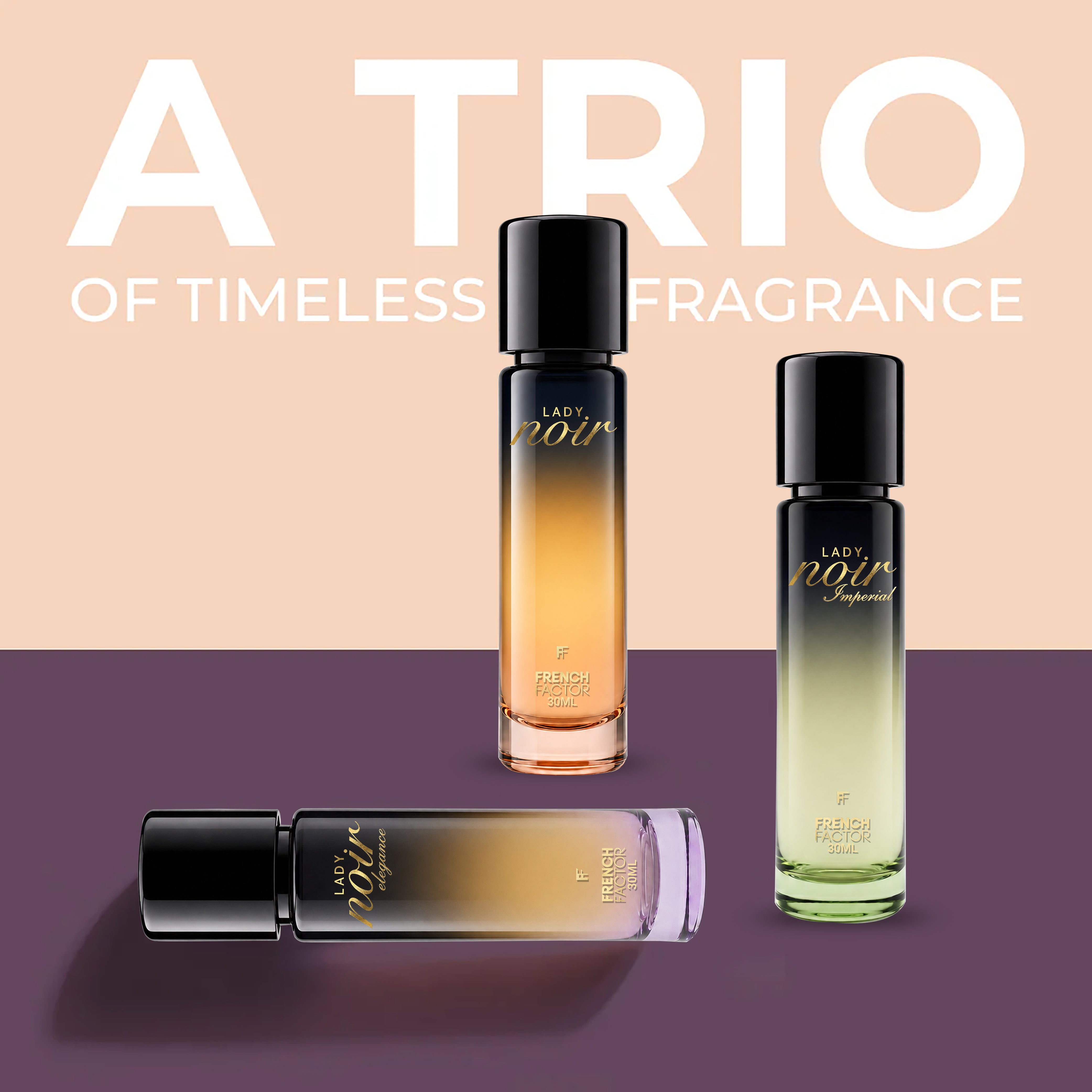 春&ミラディ/NOIR Lady Noir Premium Experience Set (Set of 3) | Long Lasting Perfume
