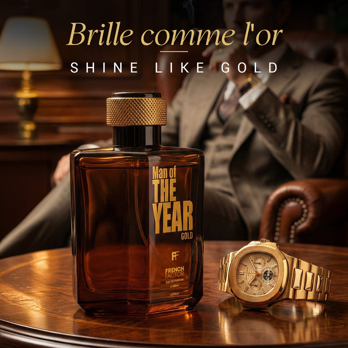 Man Of The Year Gold EDP | 100ml | Long lasting Perfume For Men