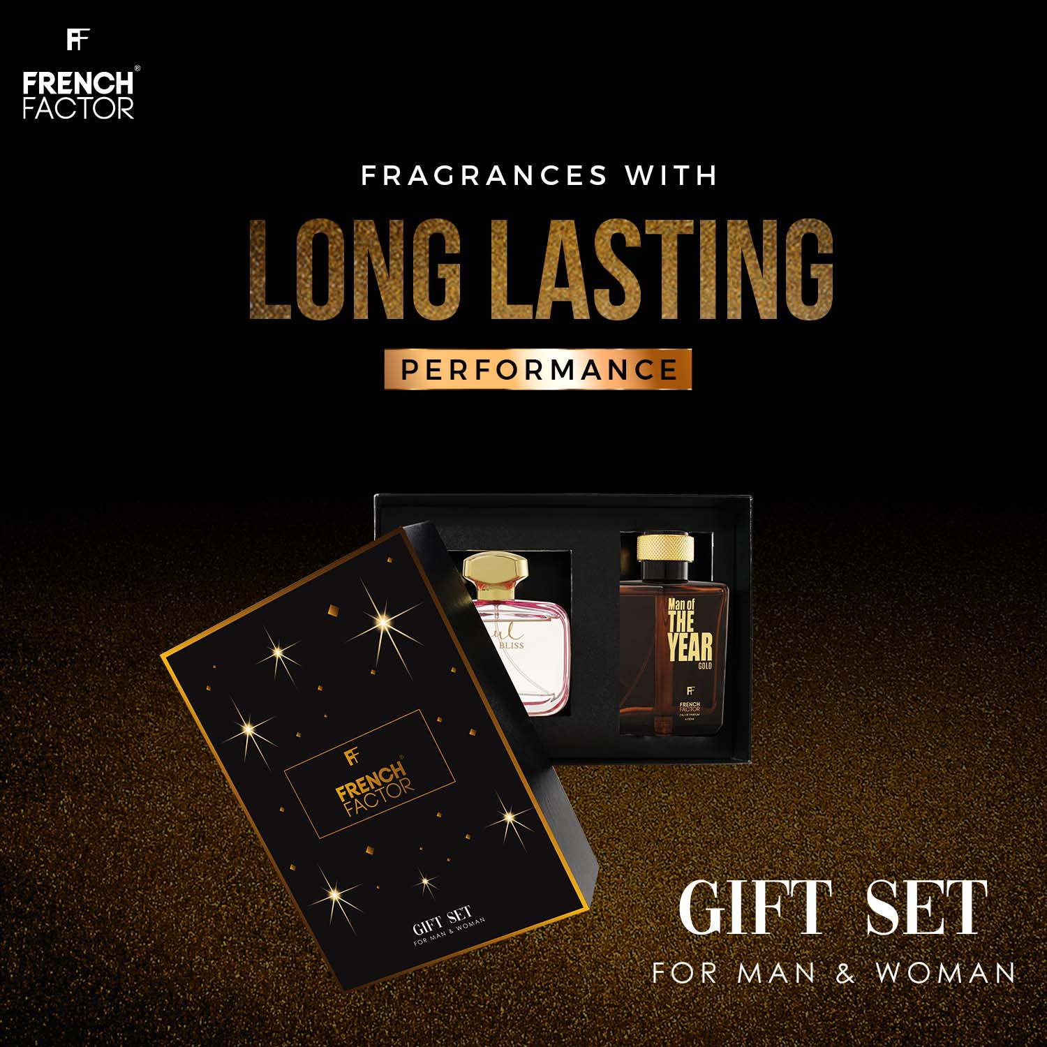 Send Perfume Duo For Him & Her Gift Online, Rs.695 | FlowerAura